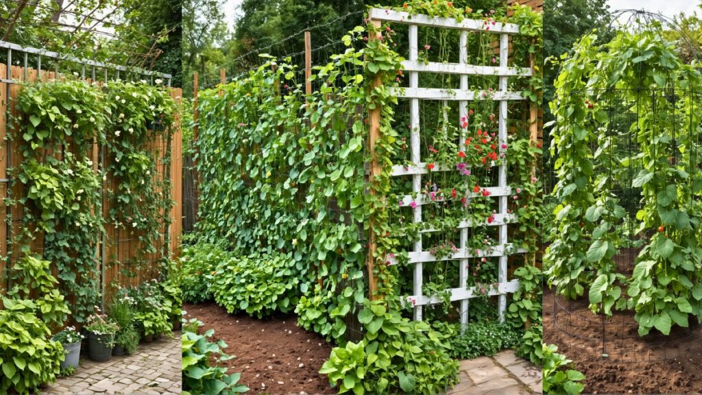 Cucumber Trellis DIY