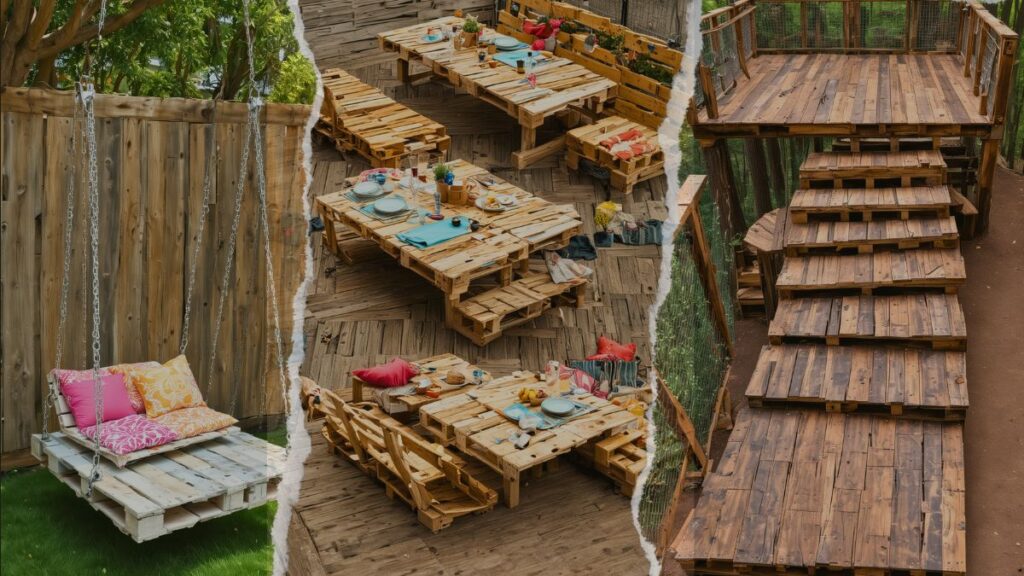 DIY Pallet Patio Deck