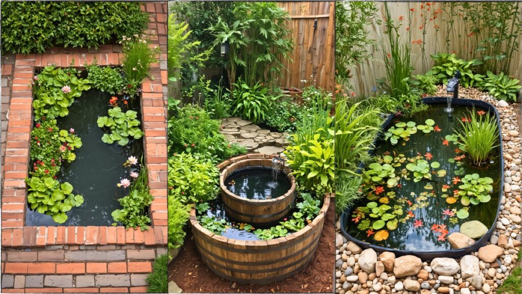 DIY Ponds Backyard Simple