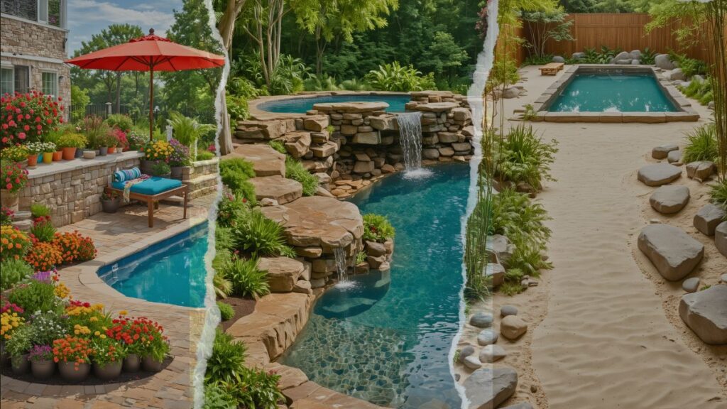 DIY Above Ground Pool Landscaping