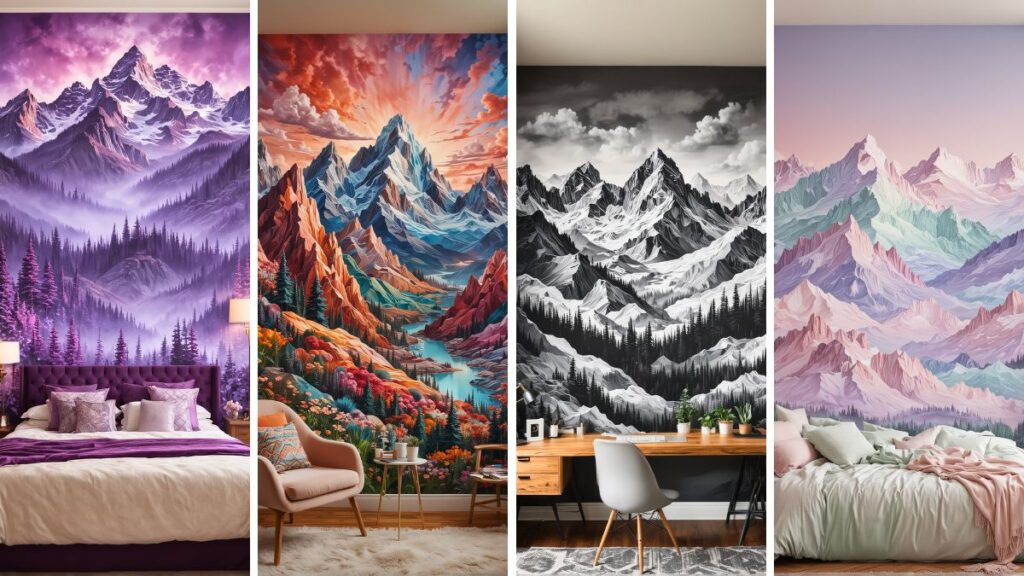 DIY Mountain Mural