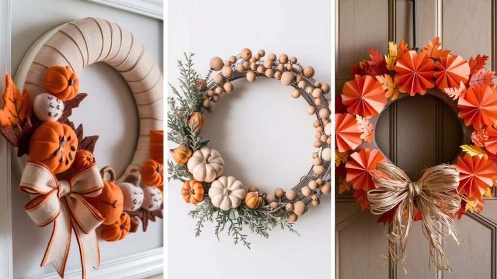 Pumpkin Wreath DIY