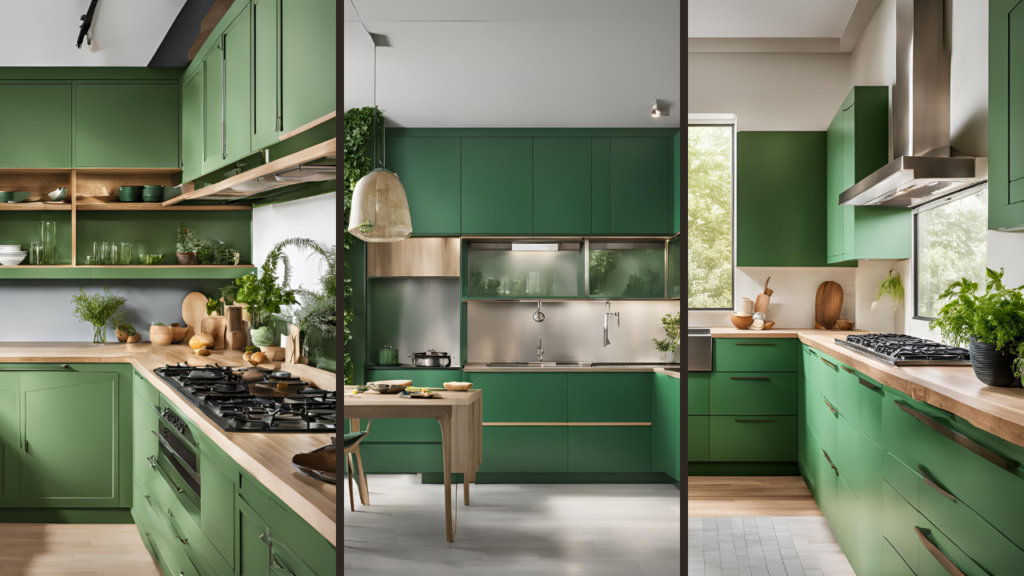 Green Kitchen Cabinet Ideas