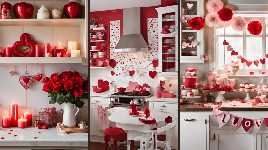 Kitchen Cabinet Valentine Decor Ideas